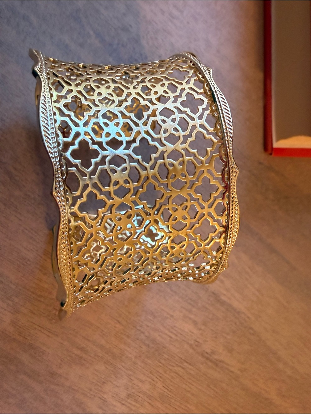 Kendra Scott Gold Filigree Wide Cuff Bracelet